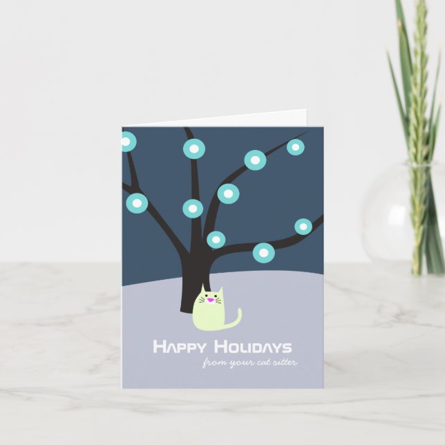 Cat Sitter's Holiday Card (Front)