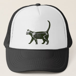 Cat Skeleton Trucker Hat