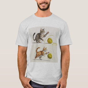 Cat Sketches Playing Art and Drawing T-Shirt