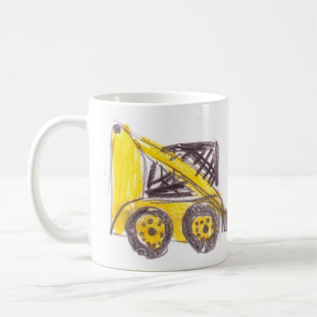 Cat Skid Steer Loader Coffee Mug (Left)