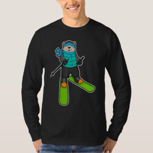 Cat Skier Ski Winter sports T-Shirt