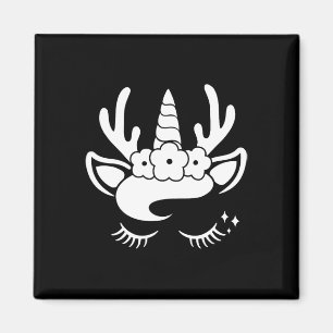 Cat Skull Shirt - Kitty Skeleton Halloween Costume Magnet