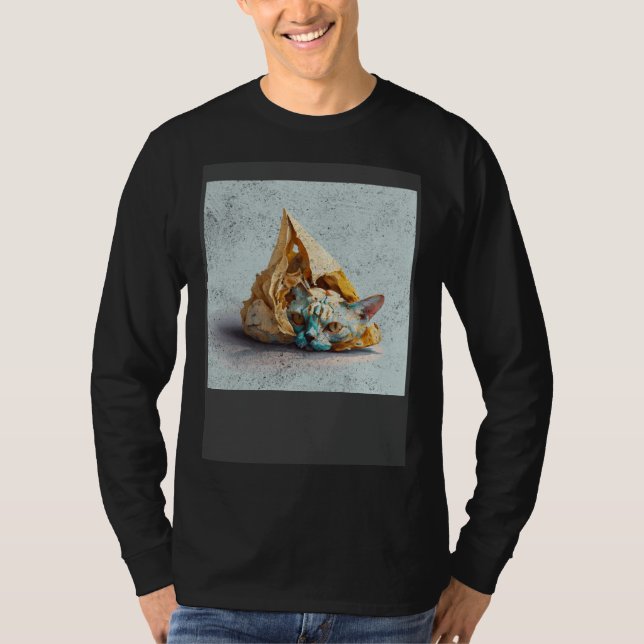 Cat Skull Taco T-Shirt (Front)