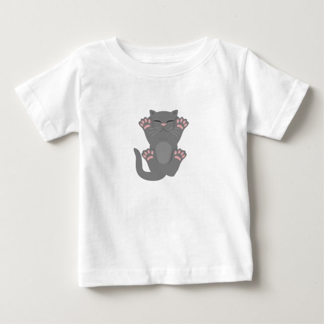 Cat Sleeping Baby T-Shirt (Front)