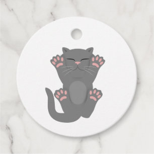 Cat Sleeping Favour Tags