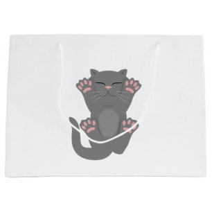 Cat Sleeping Large Gift Bag