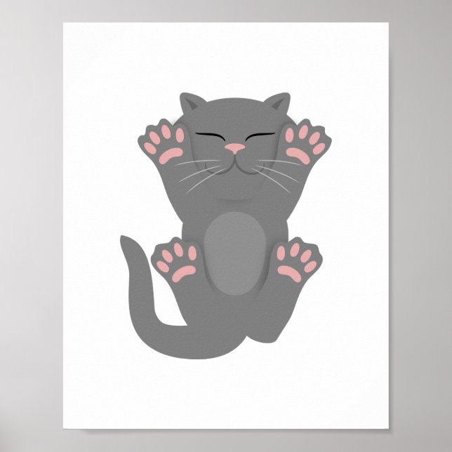 Cat Sleeping Poster (Front)