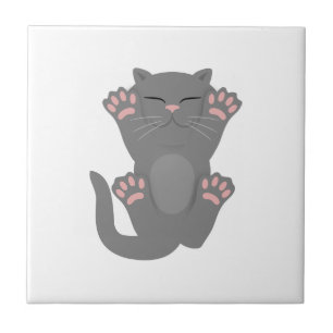 Cat Sleeping Tile