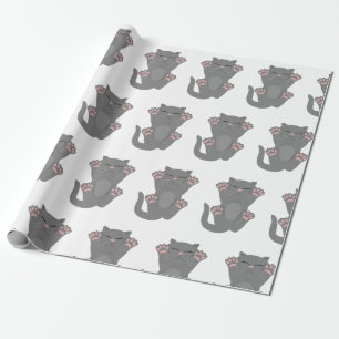 Cat Sleeping Wrapping Paper