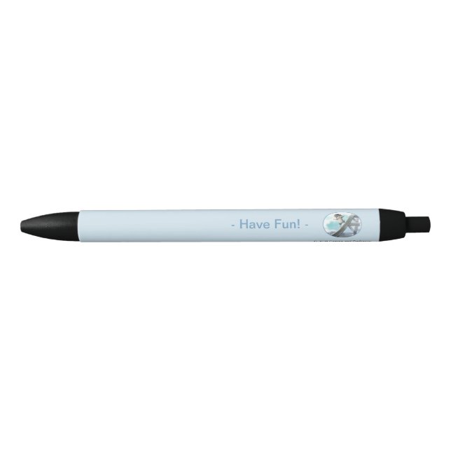 Cat Slides Eiffel Tower –Paris Fun Pens (Set of 2) (Front)