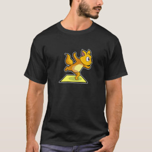 Cat Sloth Yoga Poses Sports Gymnastics Ohm Heartbe T-Shirt