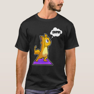 Cat Sloth Yoga Poses Sports Gymnastics Ohm Heartbe T-Shirt