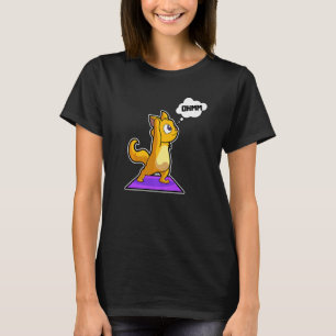 Cat Sloth Yoga Poses Sports Gymnastics Ohm Heartbe T-Shirt
