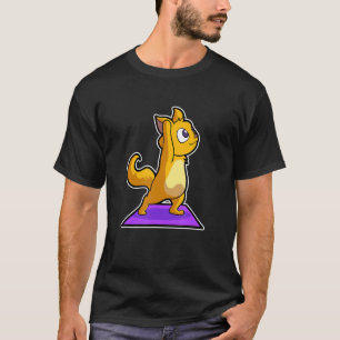 Cat Sloth Yoga Poses Sports Gymnastics Ohm Heartbe T-Shirt