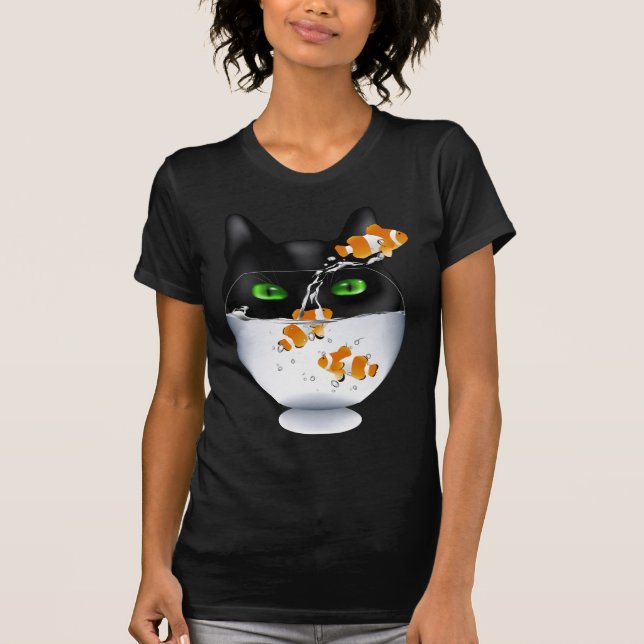 Cat Snack Attack T-Shirt (Front)