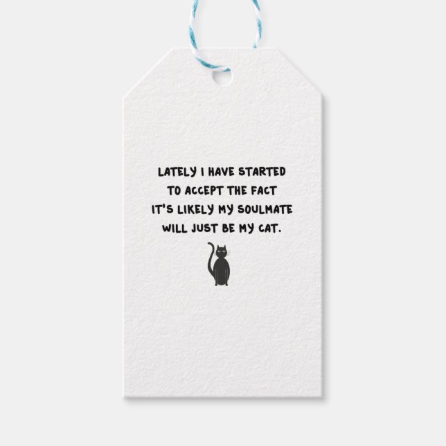 Cat Soulmate Gift Tags (Front)