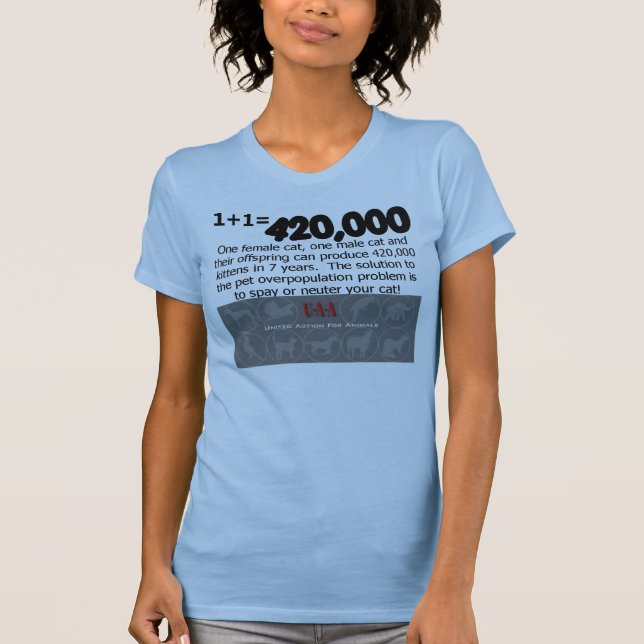 cat spay neuter t-shirt (Front)