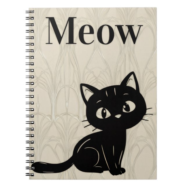 Cat Spiral Notebook (Front)