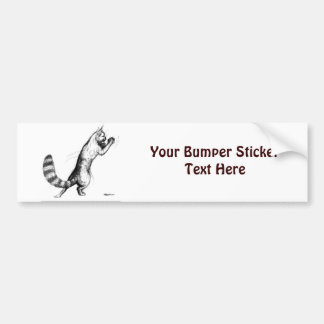 Cat Springing2 Bumper Sticker