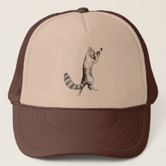 Cat Springing Trucker Hat