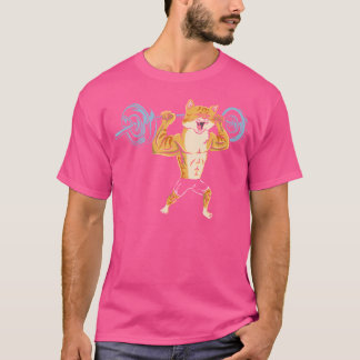 Cat Squat Powerlifting Gym Lifting Weights Gift T-Shirt