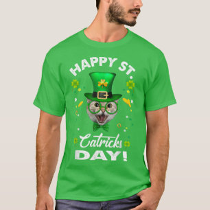 Cat St Patricks Day St Catricks Day Lucky Charm Ca T-Shirt