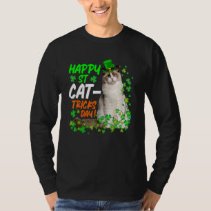 Cat St Patricks St Catricks Day Men Women Kid Sha T-Shirt