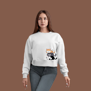 Cat Stack Hoodie - "Stacked Kittens"