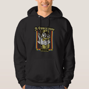 Cat Steampunk  A Pawcalype Meow  Retro Steam Punk Hoodie