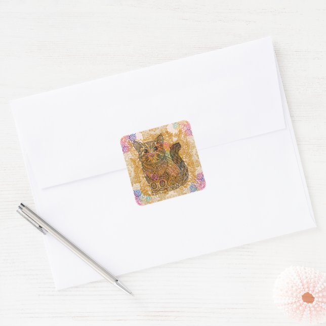 Cat Sticker (Envelope)