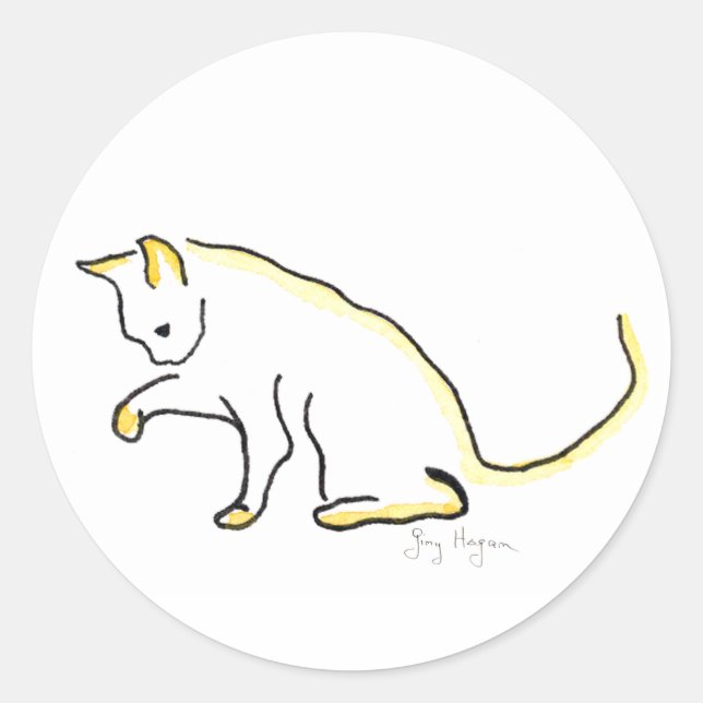 Cat Sticker (Front)