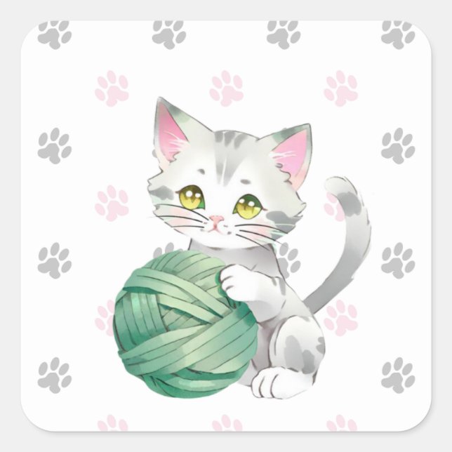 Cat Sticker  (Front)