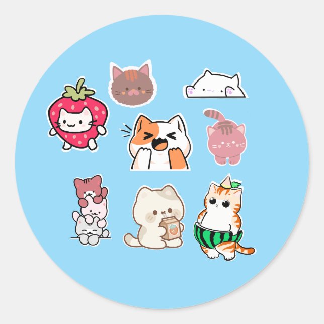 Cat stickers (Front)