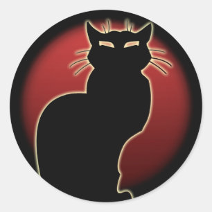 Cat Stickers Fun Halloween Cat Cat Lover Stickers