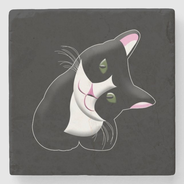 Cat Stone Coaster (Front)