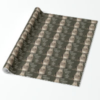 Cat "STOP OPENING GIFTS & FEED ME" Wrapping Paper
