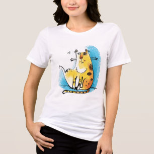 Cat Stories on Your T-Shirt Tri-Blend Shirt