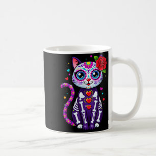 Cat Sugar Skull Cute Cat For Cat Lover Cat-m  Coffee Mug