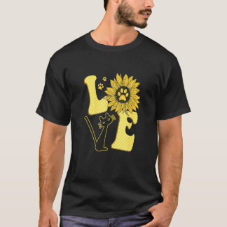 Cat Sunflower  For Cat  Cat Mum Ee For Men Women T-Shirt