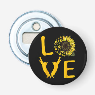 Cat Sunflower Gifts For Cat Lovers, Cat Mum Bottle Opener