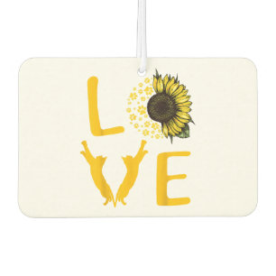 Cat Sunflower Gifts For Cat Lovers Cat Mum Car Air Freshener