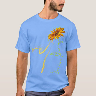 Cat Sunflower Gifts For Cat Lovers, Cat Mum, Cat L T-Shirt