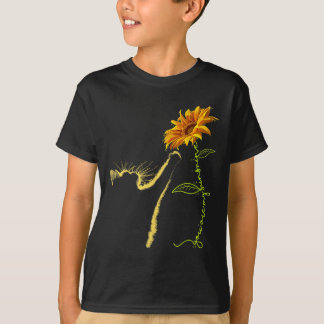 Cat Sunflower Gifts For Cat Lovers T-Shirt