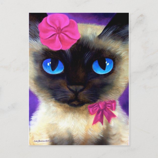 Cat, Sunrise and River Of Life Postcard (Front)