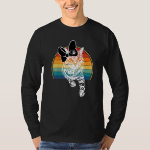 Cat Sunset Retro T Show Me Your Kitties Cute Cat T-Shirt