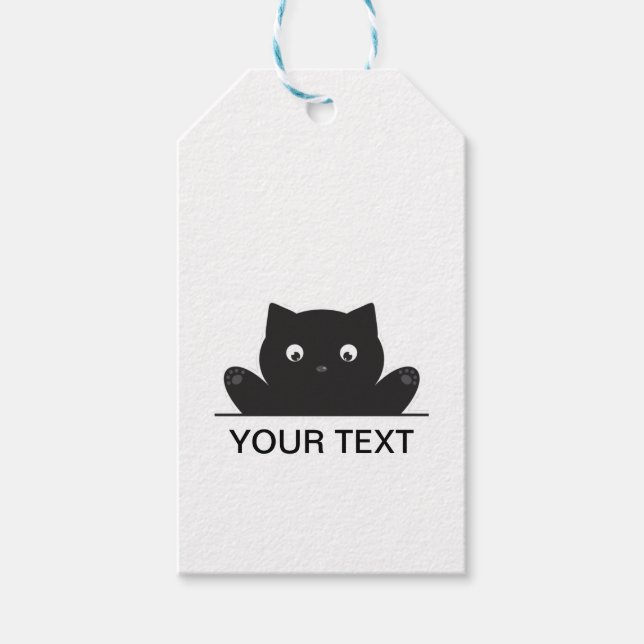 CAT SURPRISED GIFT TAGS (Front)
