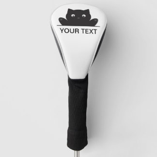 CAT SURPRISED GOLF HEAD COVER