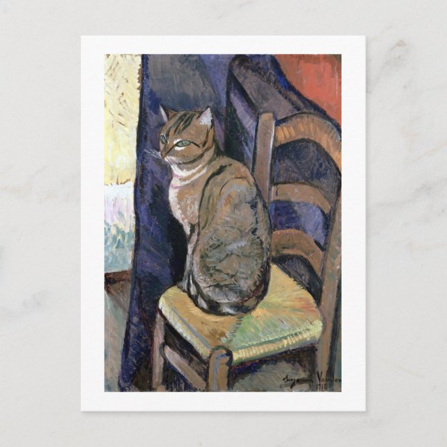 Cat, Suzanne Valadon Postcard (Front)