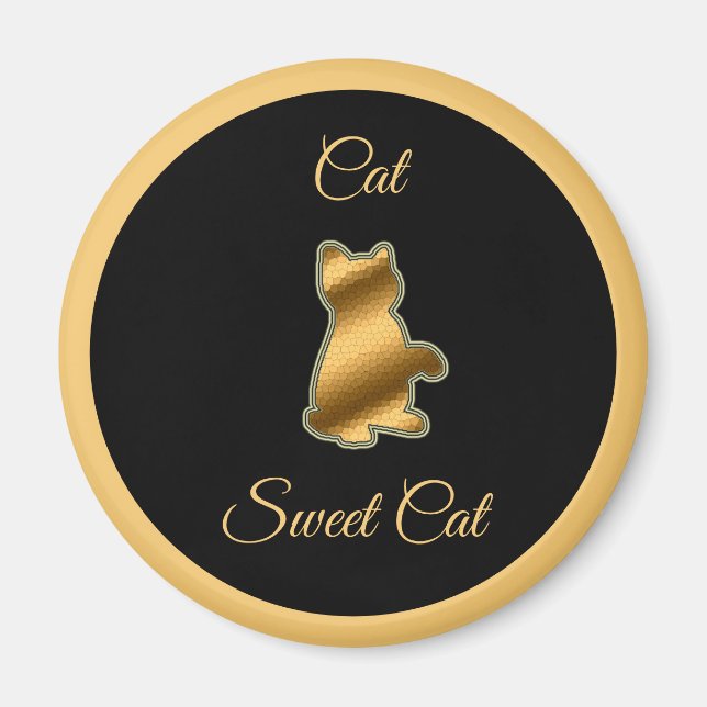 Cat Sweet Cat Magnet (Front)