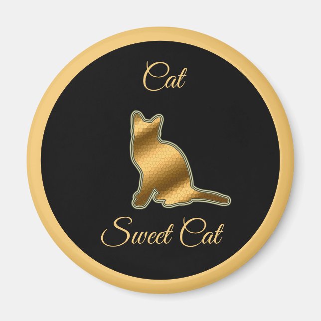 Cat Sweet Cat Magnet (Front)